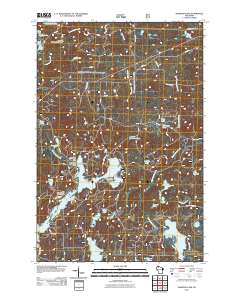 2011 Map of Diamond Lake, 2011 Print