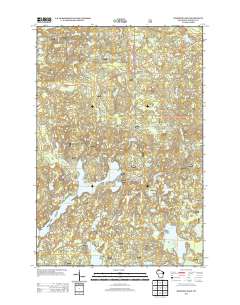 2013 Map of Diamond Lake, 2013 Print