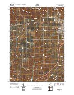 2010 Map of Dodgeville, 2010 Print