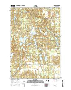2015 Map of Dunn Lake, 2015 Print