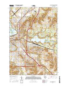 2015 Map of Eau Claire East, 2015 Print