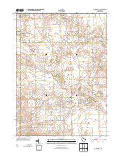 2013 Map of Evansville, 2013 Print