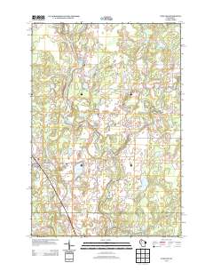2013 Map of Exeland, 2013 Print