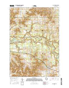 2015 Map of Fall Creek, 2015 Print