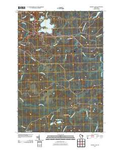 2010 Map of George Lake, 2010 Print