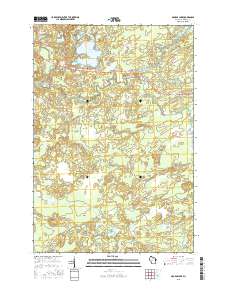 2015 Map of George Lake, 2015 Print