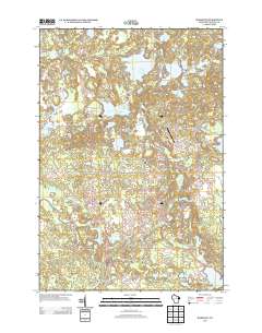 2013 Map of Harshaw, 2013 Print