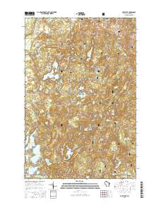 2015 Map of Hart Lake, 2015 Print