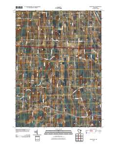 2010 Map of Helenville, 2010 Print