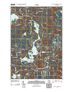 2010 Map of High Falls Reservoir, 2010 Print