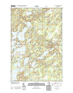 2013 Map of Julia Lake, 2013 Print