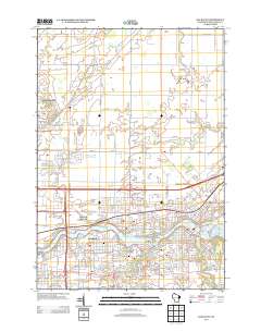 2013 Map of Kaukauna, 2013 Print