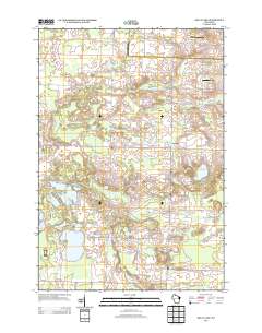 2013 Map of Kelly Lake, 2013 Print