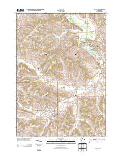 2013 Map of La Valle, 2013 Print
