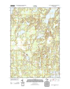 2013 Map of Lac du Flambeau SW, 2013 Print