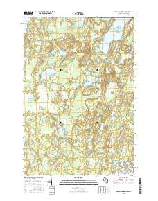 2015 Map of Lac du Flambeau SW, 2015 Print