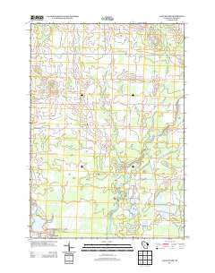 2013 Map of Lake Dexter, 2013 Print