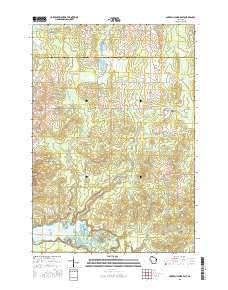 2015 Map of Lake Eau Claire East, 2015 Print