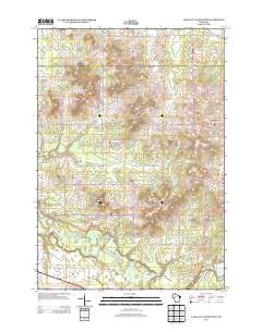 2013 Map of Lake Eau Claire West, 2013 Print