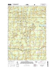 2015 Map of Lake Gordon, 2015 Print