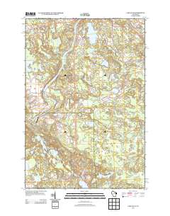 2013 Map of Lake Julia, 2013 Print
