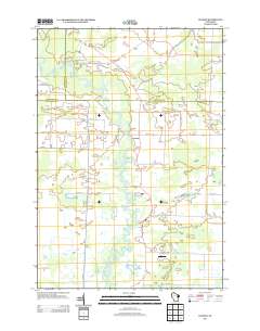 2013 Map of Leeman, 2013 Print