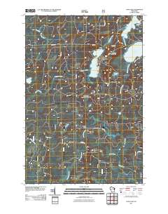 2011 Map of Long Lake, 2011 Print