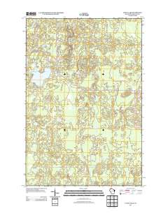 2013 Map of Lyman Lake, 2013 Print