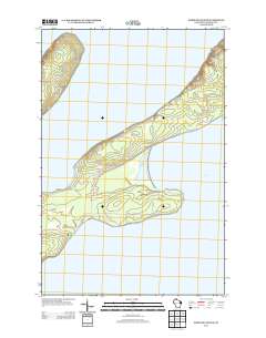 2013 Map of Madeline Island, 2013 Print