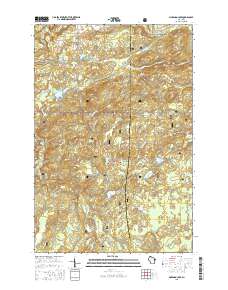 2015 Map of Marengo Lake, 2015 Print