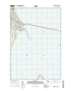 2016 Map of Marinette East, 2016 Print