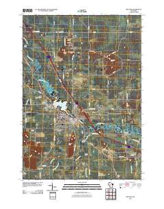 2010 Map of Mauston, 2010 Print