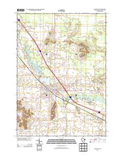 2013 Map of Mauston, 2013 Print