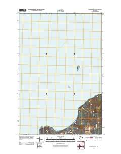 2011 Map of Mawikwe Bay, 2011 Print