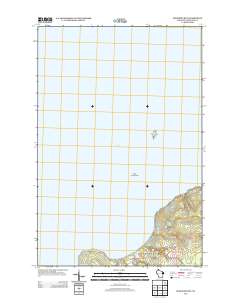 2013 Map of Mawikwe Bay, 2013 Print