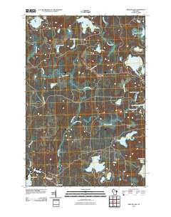 2010 Map of Mercer Lake, 2010 Print