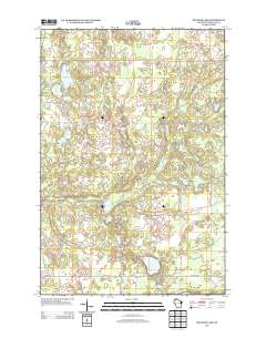 2013 Map of Metzger Lake, 2013 Print
