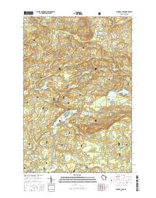 2015 Map of Mineral Lake, 2015 Print