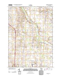 2013 Map of Mishicot, 2013 Print
