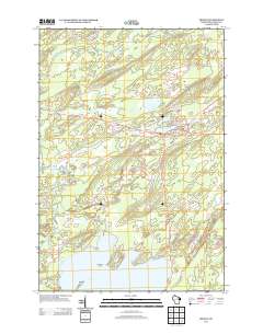 2013 Map of Monico, 2013 Print