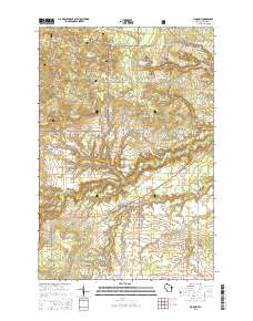 2015 Map of Moquah, 2015 Print