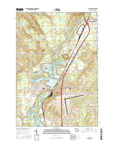 2015 Map of Mosinee, 2015 Print