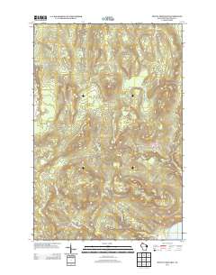2013 Map of Mount Ashwabay, 2013 Print