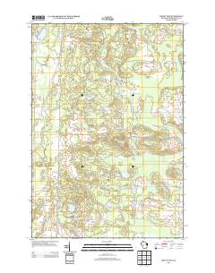 2013 Map of Mount Tom, 2013 Print