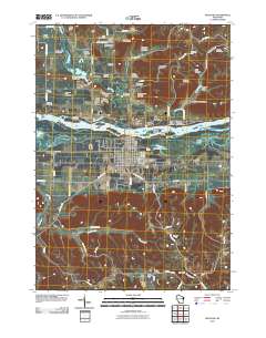 2010 Map of Muscoda, 2010 Print