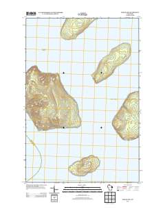 2013 Map of Oak Island, 2013 Print