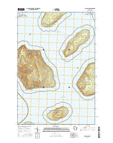 2015 Map of Oak Island, 2015 Print