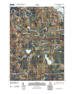 2010 Map of Oconomowoc West, 2010 Print