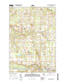 2016 Map of Oconto Falls North, 2016 Print