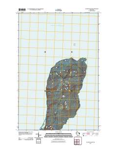 2011 Map of Outer Island, 2011 Print